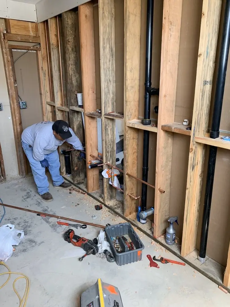 Commercial rough-in plumbing for Gas Line Repair in Berdines Corners
